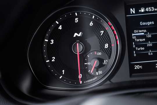 Close-up of Hyundai i30 N Performance Manual, 275hp, 2018 