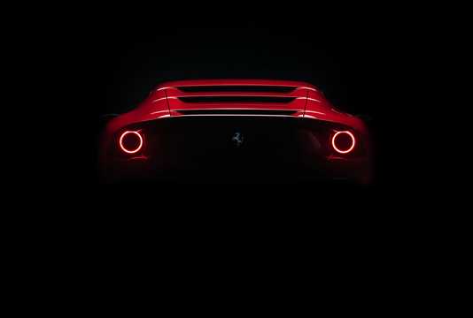 Back of Ferrari Ferrari Omologata 6.5 V12 DCT, 800hp, 2021 