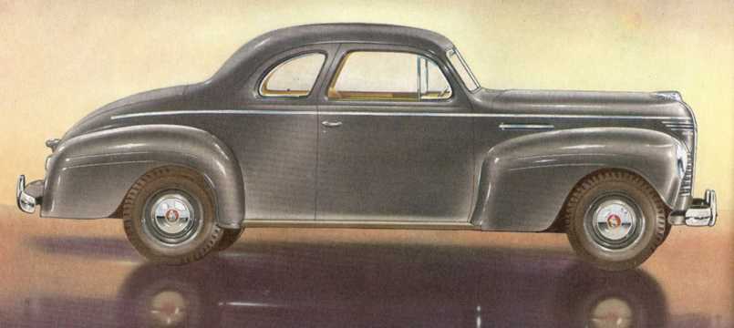 Side  of Plymouth Deluxe Business Coupé 3.3 Manual, 85hp, 1940 