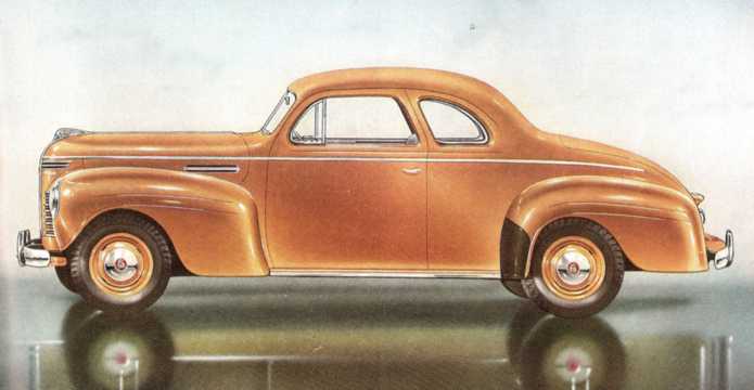 Side  of Plymouth Deluxe Club Coupé 3.3 Manual, 85hp, 1940 