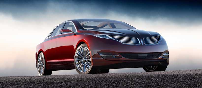 Fram/Sida av Lincoln MKZ Concept Concept, 2012 