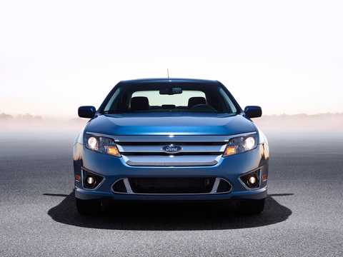 Front  of Ford Fusion Sport 3.5 V6 iVCT SelectShift, 266hp, 2010 