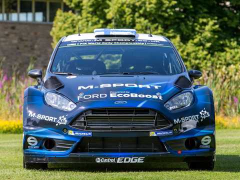 Front  of Ford Fiesta RS WRC Sequential, 304hp, 2015 
