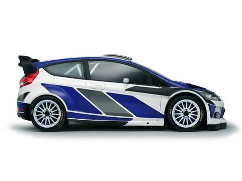 Side  of Ford Fiesta RS WRC Sequential, 304hp, 2011 