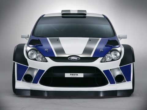Front  of Ford Fiesta RS WRC Sequential, 304hp, 2011 