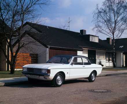 Front/Side  of Ford Granada 2-door Sedan 1973 