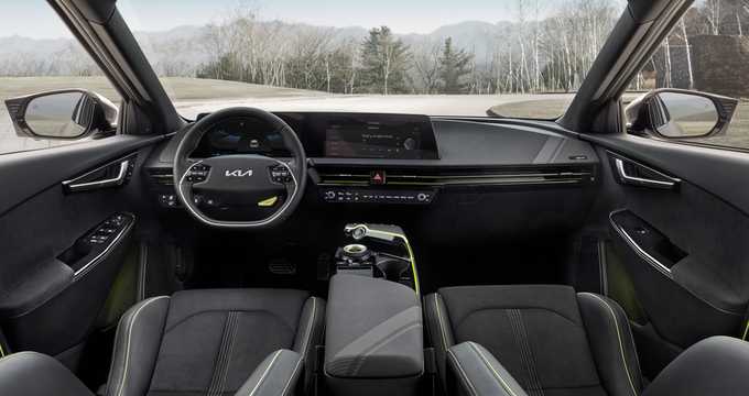 Interiör av Kia EV6 GT, 585hk, 2022 