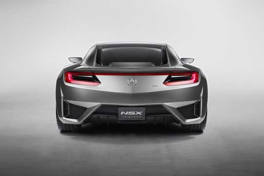 Back of Acura NSX Concept Concept, 2012 
