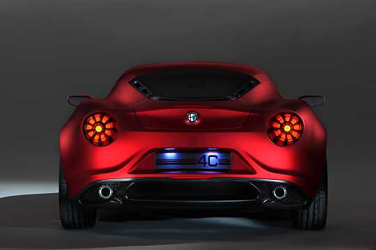 Back of Alfa Romeo 4C Concept Concept, 2011 
