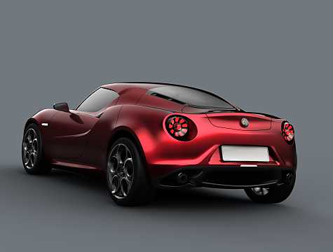 Back/Side of Alfa Romeo 4C Concept Concept, 2011 