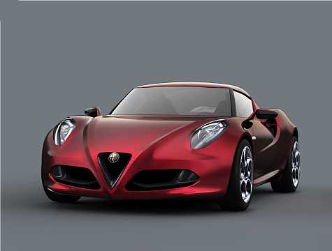 Front/Side  of Alfa Romeo 4C Concept Concept, 2011 