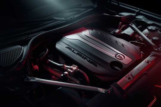 Engine compartment  of ALPINA XD4 ALLRAD Switch-Tronic, 388hp, 2018 