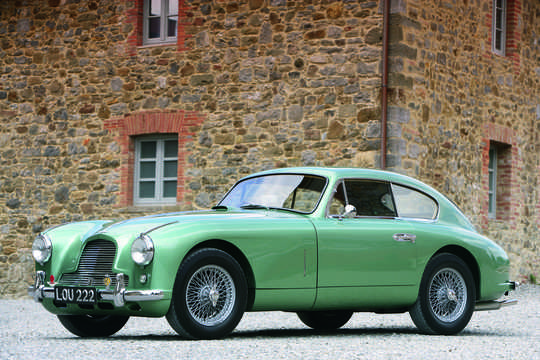 Front/Side  of Aston Martin DB2/4 Coupé Mark I 