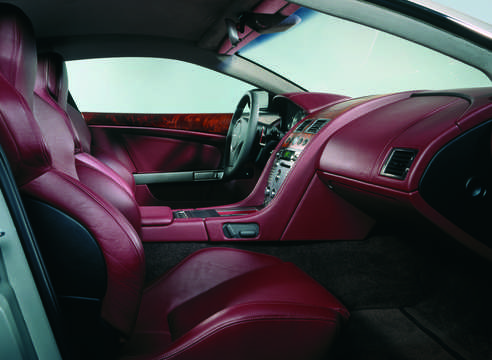 Interior of Aston Martin DB9 2004 