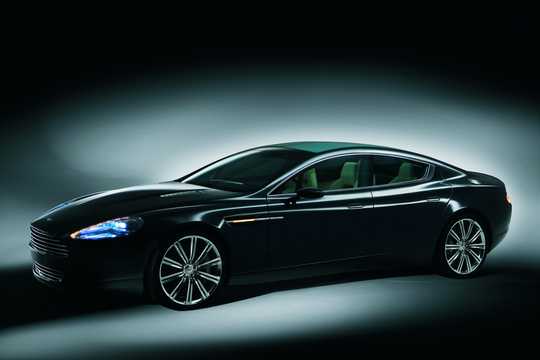 Front/Side  of Aston Martin Rapide 2010 