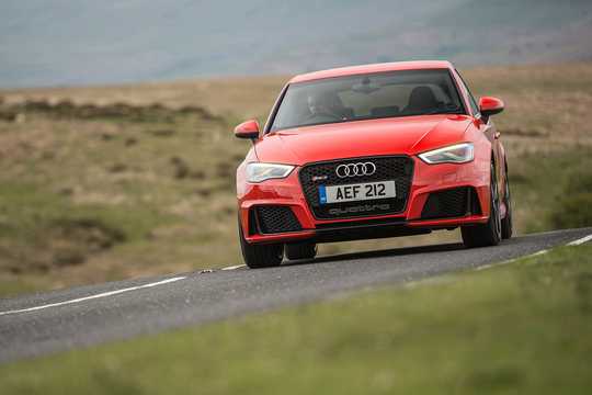 Front  of Audi RS 3 Sportback 2.5 TFSI quattro S Tronic, 367hp, 2015 