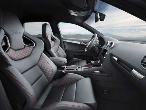 Interior of Audi RS 3 Sportback 2.5 TFSI quattro S Tronic, 340hp, 2011 