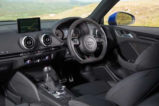 Interior of Audi RS 3 Sportback 2.5 TFSI quattro S Tronic, 367hp, 2015 