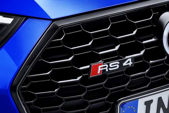Närbild av Audi RS 4 Avant 2.9 V6 TFSI quattro TipTronic, 450hk, 2018 