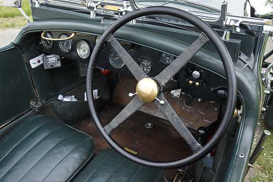 Interiör av Bentley 4.5 Litre Cabriolet 4.4 Manuell, 110hk, 1927 