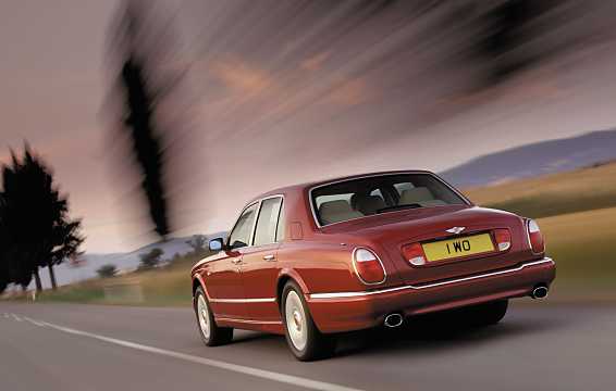 Back/Side of Bentley Arnage Red Label 6.75 V8 Automatic, 405hp, 1999 