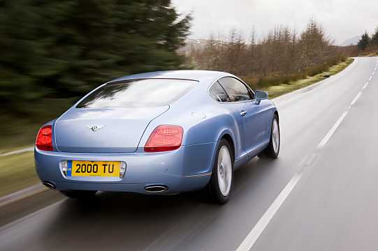 Back/Side of Bentley Continental GT 6.0 W12 Automatic, 560hp, 2003 