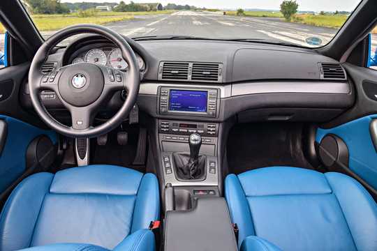 Interior of BMW M3 Convertible Manual, 343hp, 2002 