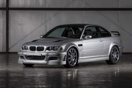 Front/Side  of BMW M3 GTR Automatic, 350hp, 2001 