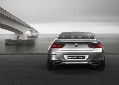 Back of BMW 6 Series Coupé Concept Concept, 2010 