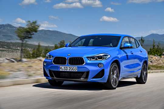 Front/Side  of BMW X2 sDrive20i Steptronic, 192hp, 2018 