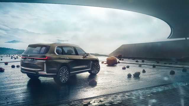 Back/Side of BMW X7 iPerformance Concept Concept, 2017 