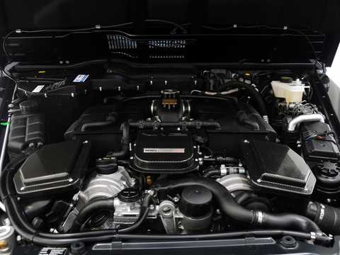Engine compartment  of Brabus G 800 AMG SpeedShift Plus 7G-Tronic, 811hp, 2011 