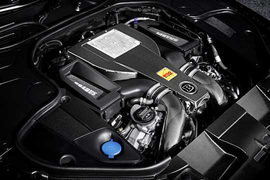 Engine compartment  of Brabus S 850 Coupé , 862hp, 2015 