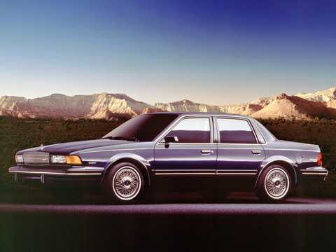 Front/Side  of Buick Century Sedan 1989 