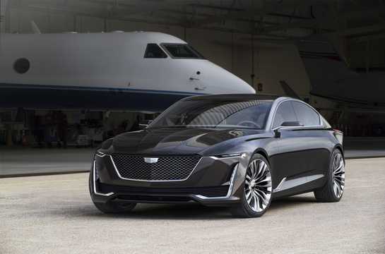 Fram/Sida av Cadillac Escala Concept Concept, 2016 
