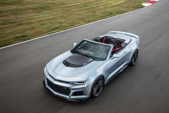 Front/Side  of Chevrolet Camaro ZL1 Convertible Manual, 659hp, 2018 