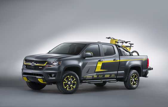 Front/Side  of Chevrolet Colorado Performance 3.6 V6 Concept, 309hp, 2014 