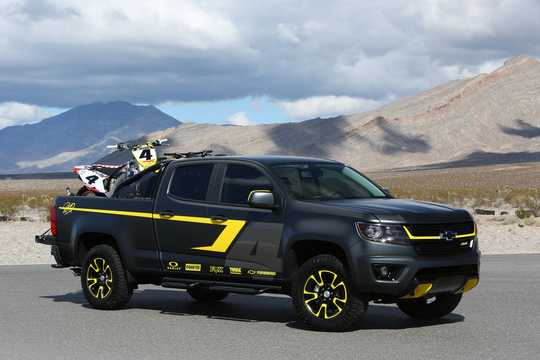 Front/Side  of Chevrolet Colorado Performance 3.6 V6 Concept, 309hp, 2014 
