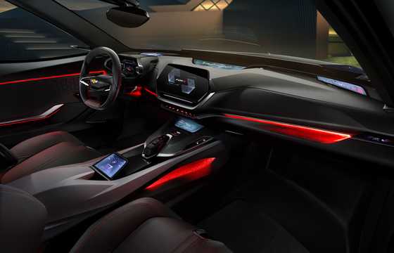 Interiör av Chevrolet FNR-X Concept Concept, 2017 