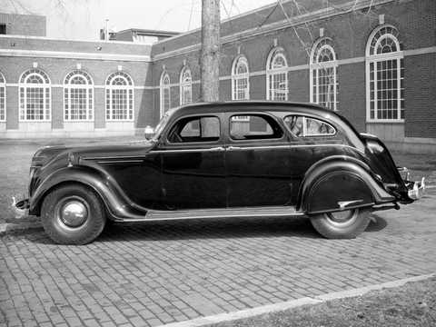 Sida av Chrysler Airflow Sedan 5.3 Manuell, 132hk, 1937 