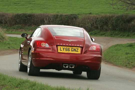 Back/Side of Chrysler Crossfire 3.2 V6 Automatic, 218hp, 2005 