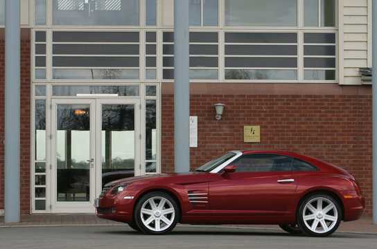 Side  of Chrysler Crossfire 3.2 V6 Automatic, 218hp, 2005 