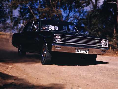 Fram/Sida av Chrysler Valiant Sedan (AUS) 1968 
