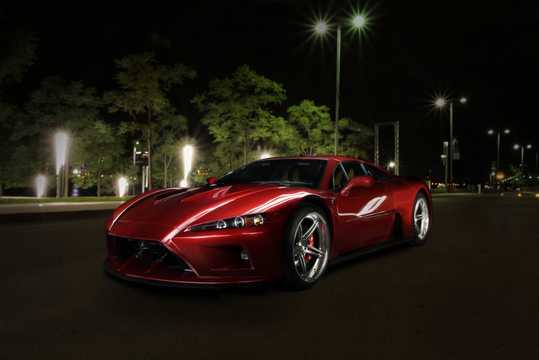 Front/Side  of Falcon F7 7.0 V8 DCT, 1115hp, 2013 