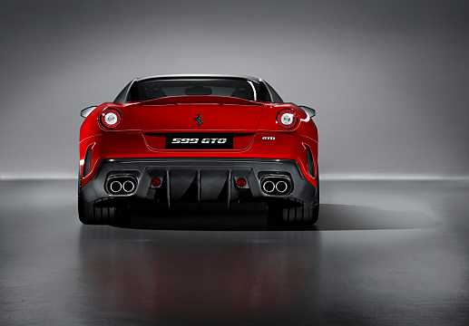 Back of Ferrari 599 GTO 6.0 V12 Sequential, 670hp, 2010 