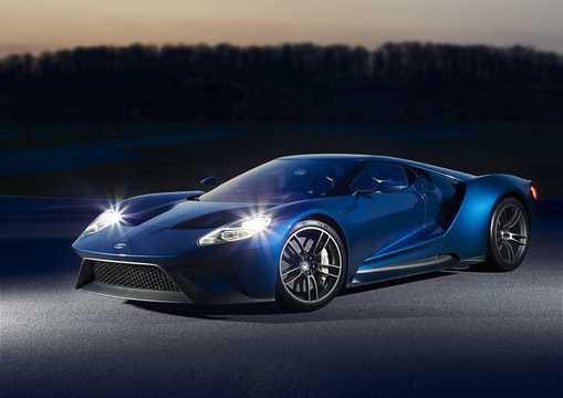 Front/Side  of Ford GT DCT, 656hp, 2017 