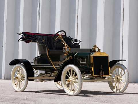 Front/Side  of Ford Model N Runabout 2.4 Manual, 15hp, 1906 