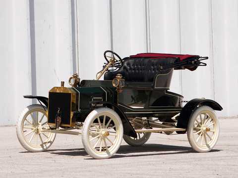 Front/Side  of Ford Model N Runabout 2.4 Manual, 15hp, 1906 