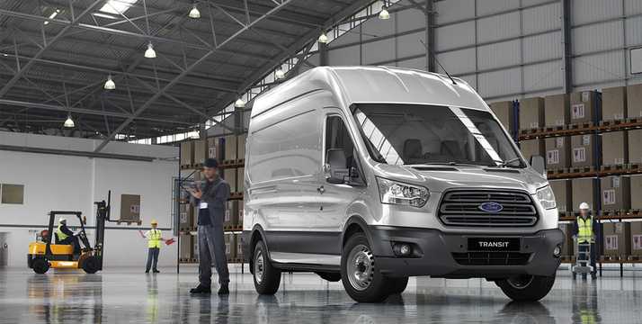 Front/Side  of Ford Transit 310 2017 