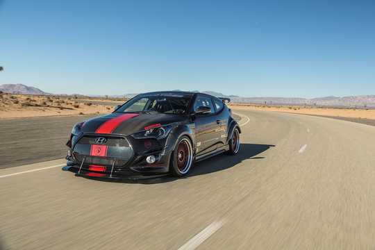 Front/Side  of Hyundai BTR Veloster Turbo 1.6 T-GDI Manual, 507hp, 2015 